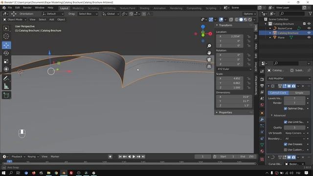 Membuat Model Catalog Brochure / Magazine di Blender 3D #Day03 смотреть онлайн