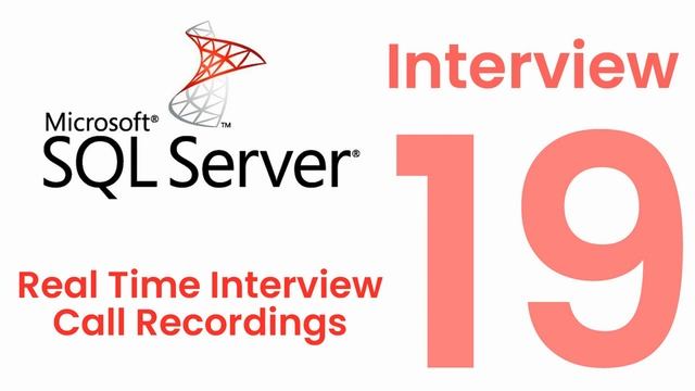 Ms SQL Server DBA Experienced Interview Questions and Answers - Interview 19 смотреть онлайн