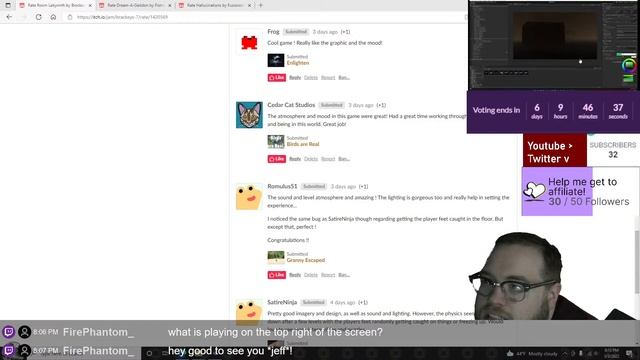 Testing out other peoples entries to Brackeys game jam 2022 while Jorge is working in the backgroun смотреть онлайн