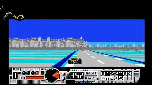 F1 HERRO, Dendy, NES Игра сделана полностью в 3D смотреть онлайн