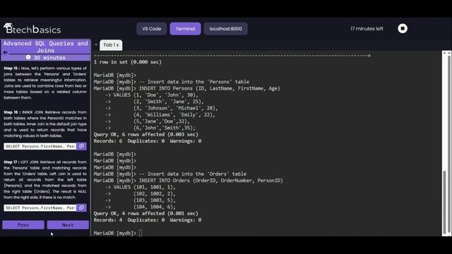 Mastering SQL Queries: Advanced Techniques and Joins with MariaDB смотреть онлайн