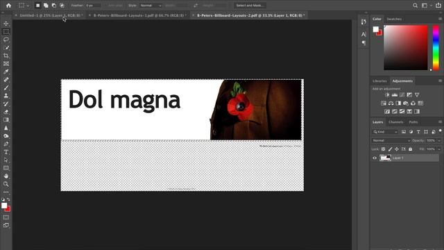 Creating an A2 Document in Photoshop for Billboard Assignment смотреть онлайн