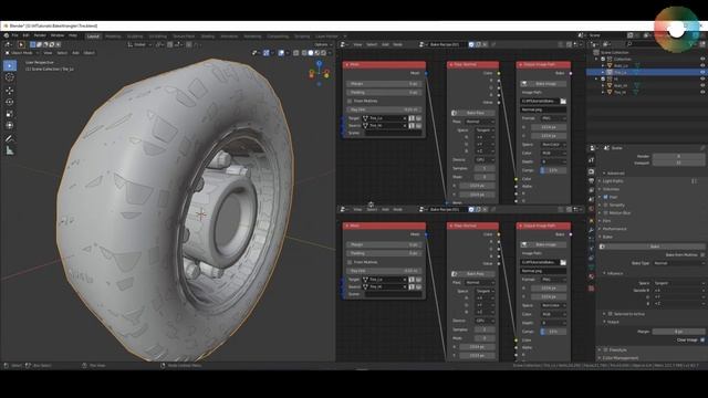 Tutorial: Bake Wrangler (Baking made easy in Blender 2.8) смотреть онлайн