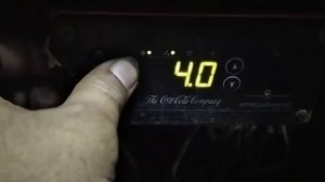 coca cola fridge temperature settings