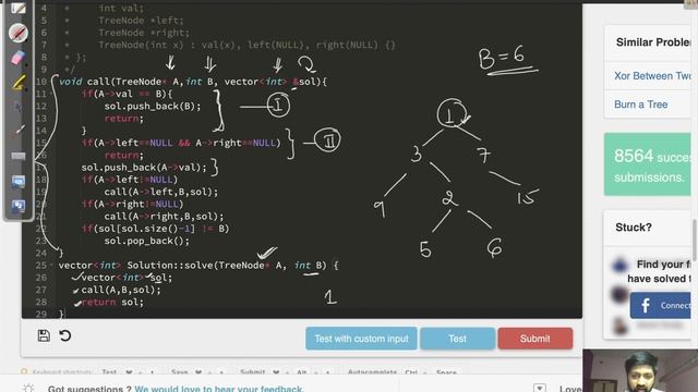 Path to given node | Interview bit | Trees | Interview prep. | IIT Kanpur смотреть онлайн
