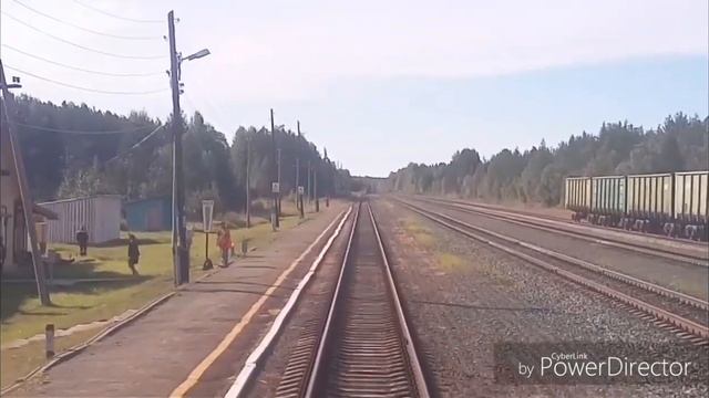 Поездка на пригородном поезде Серов-Нягань смотреть онлайн