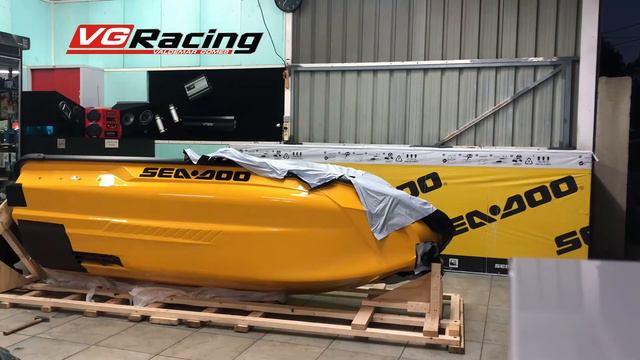 Unboxing Seadoo RXP X RS 300 Millenium Yellow_VG Racing смотреть онлайн