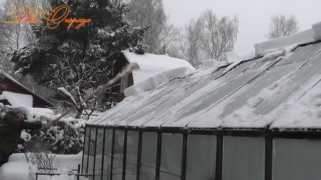 Чистим снег/ Приспособа для чистки снега смотреть онлайн