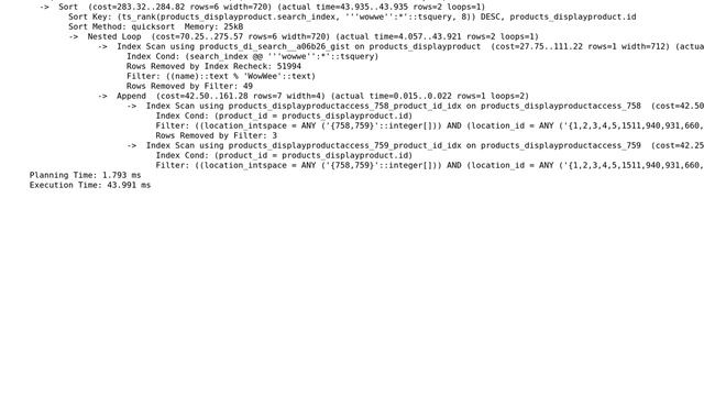 Databases: PostgreSQL 12 - Using both Similarity an ts_query at the same time, better performance? смотреть онлайн