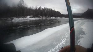 КЛЁВАЯ РЫБАЛКА НА ХАРИУСА В НОЯБРЕ ПО ШУГЕ 18+