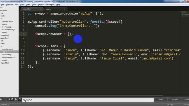 How to create AngularJS CRUD application ( Bangla ) смотреть онлайн
