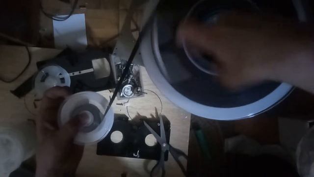 Перемотка магнитной пленки на бобину смотреть онлайн