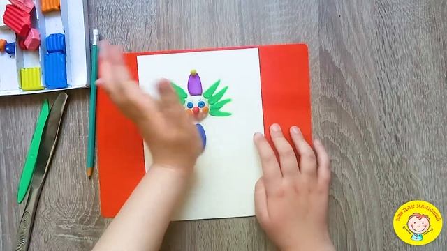 Как слепить КЛОУНА из пластилина. Урок 69. Тема : "клоун" - лепка смотреть онлайн