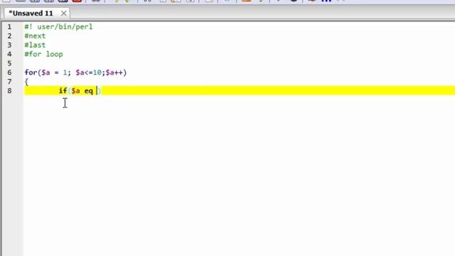 درس 21 next and last في perl смотреть онлайн