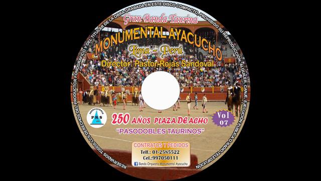 FERNANDO ROCA REY (PASODOBLE) - BANDA MONUMENTAL AYACUCHO. VOL. 7 AUTOR:DR. MOISÉS TACURI GARCÍA. смотреть онлайн