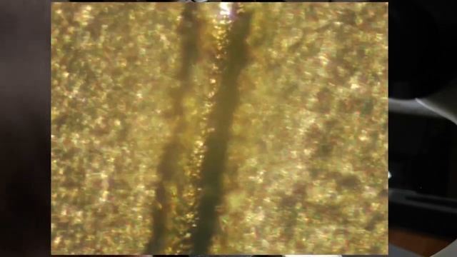 Гравировка линейки в 1 линию тест под микроскопом, лазерный станок JPT50LP