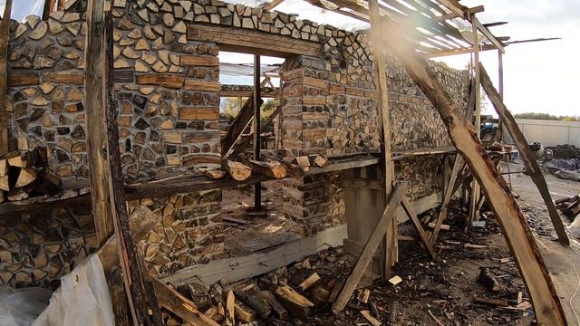 Кладка из дров