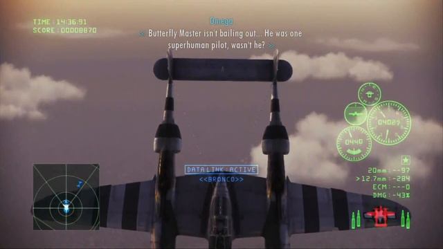 Ace Combat Infinity - Butterfly Master vs P-38L Lightning смотреть онлайн