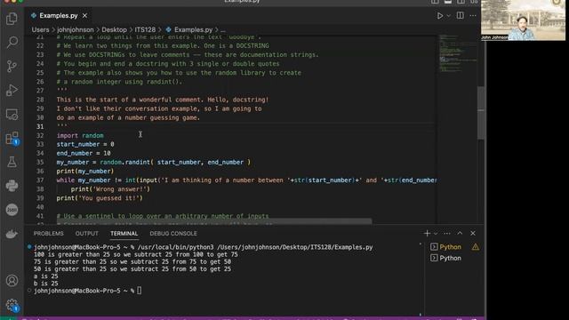 ITS 128 5.3 More While Examples смотреть онлайн