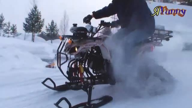 ИМ Yafunny - Снегоходы в снегах сибири смотреть онлайн