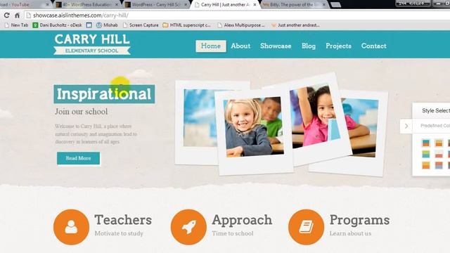 Carry Hill School - Responsive Wordpress Theme Preview смотреть онлайн