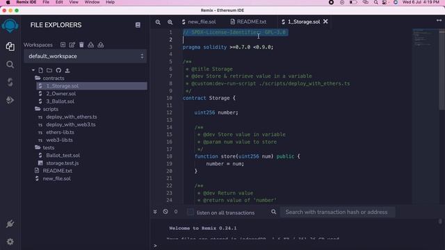Intro to Remix IDE (Solidity) смотреть онлайн