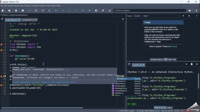 T_44: Progressbar in Colors in Tkinter смотреть онлайн