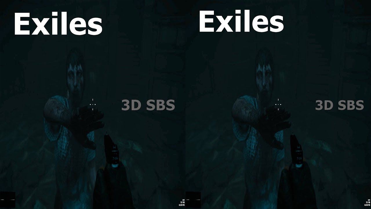 Exiles 3D Horror Video 3D  SBS Google Cardboard