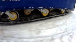 Ходовые испытания новой подвески мотобуксировщика (мотособаки).