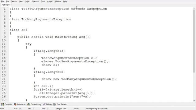 user defined exception classes in java (in Telugu) смотреть онлайн