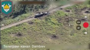 Уничтоженная бронетехника украинских формирований в районе н.п. Урожайное