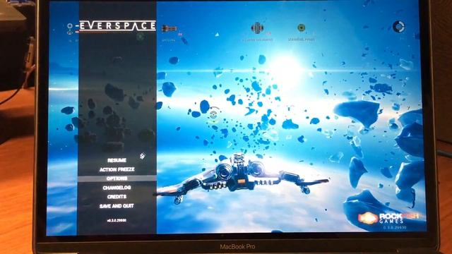 Performance Of The Game EverSpace Played On Macbook 2016 Pro 13 
