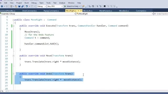 Command Pattern -- Unity C# Programming смотреть онлайн