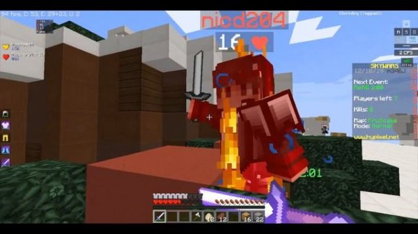 Slinky plays Minecraft Java?! | Hypixel SkyWars (no commentary)