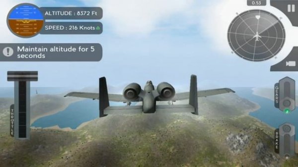 Avion Flight Simulator A10 Thunderbolt II Android Game