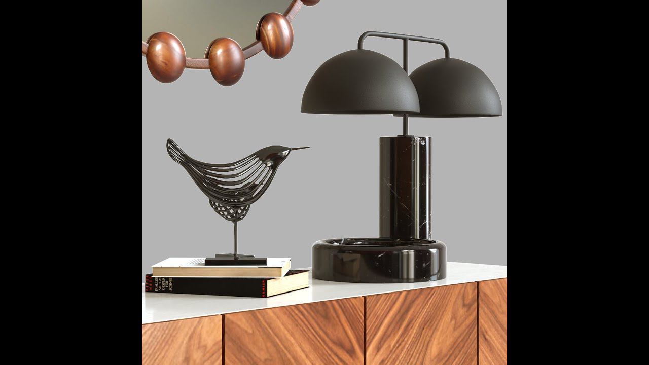 3d model Комод Suspend II Media Console & Decor