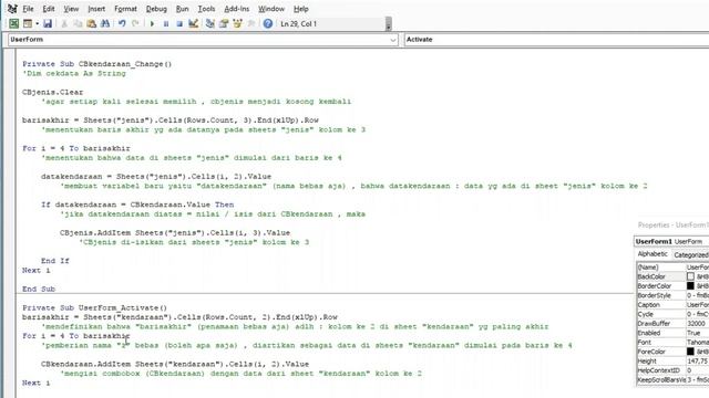 Membuat Combobox Bertingkat di VBA | Cara Membuat Combobox Bertingkat di VBA смотреть онлайн