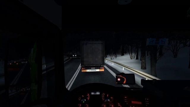 Euro truck simulator 2 1.30.ProMods 2.25 -Poland Rebuildingin Winter.Bydgoszcz-Elblag.MAN TGX Euro6 смотреть онлайн