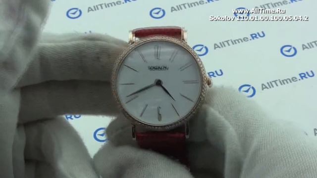 Обзор. Женские золотые наручные часы SOKOLOV 110.01.00.100.05.04.2 смотреть онлайн
