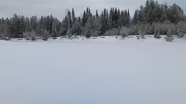 Приехал на рыбалку на буране. Природа. смотреть онлайн