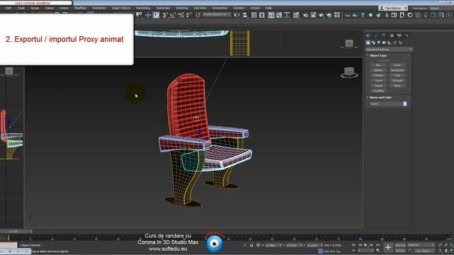 Animarea obiectelor Proxy in Chaos Corona Renderer смотреть онлайн