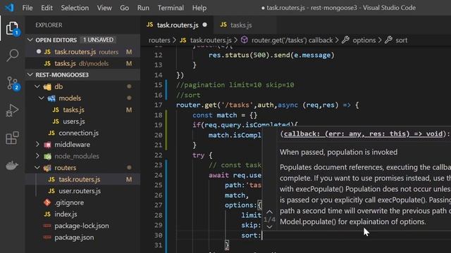 Node.js Rest Api with Express & MongoDB 8 - Filtering, Sorting, and Pagination смотреть онлайн