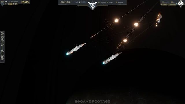 Falling Frontier - Duel over Saturn - Hano Ship & Combat Reveal | Space RTS Game смотреть онлайн