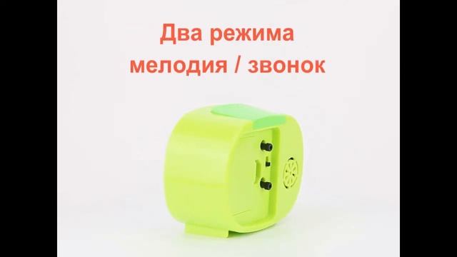 Будильник музыкальный Alarm Clock Kосмос 3031 / кварцевый / зелёный