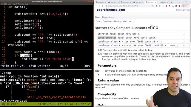 STL std::set | Modern Cpp Series смотреть онлайн