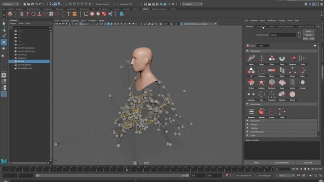Maya MASH Basics - Part 2 - Dynamics смотреть онлайн