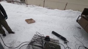 Установка нижней ловушки на откатные ворота