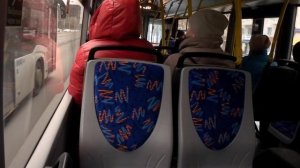 поездка на новом зеленом уттз горожанин  1071 по городу 12 11 2023.уфа башкирия