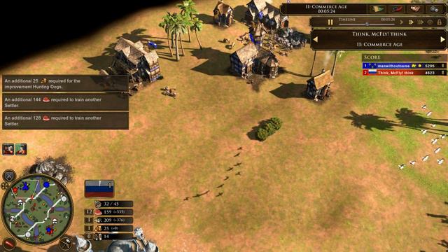 Age of Empires 3- Russia Vs French | Pro Match- Think, McFly! think Vs Manwithoutname | Definitive смотреть онлайн
