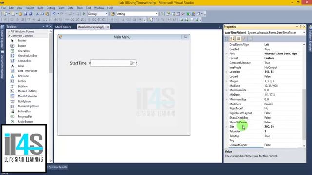 C# Tutorial - Using Time with DateTimePicker Control смотреть онлайн